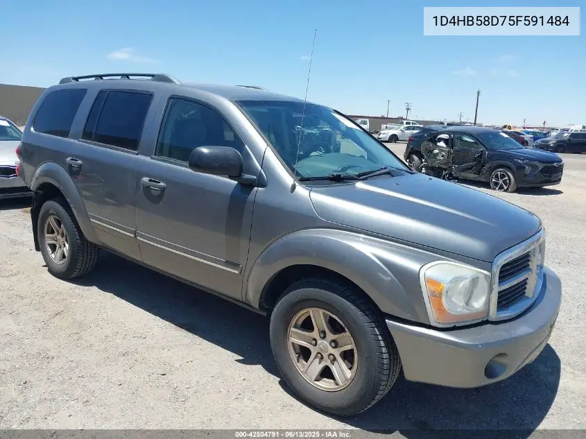 2005 Dodge Durango Limited VIN: 1D4HB58D75F591484 Lot: 42504791