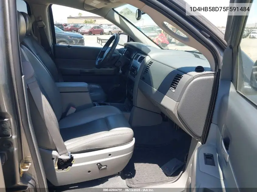 2005 Dodge Durango Limited VIN: 1D4HB58D75F591484 Lot: 42504791