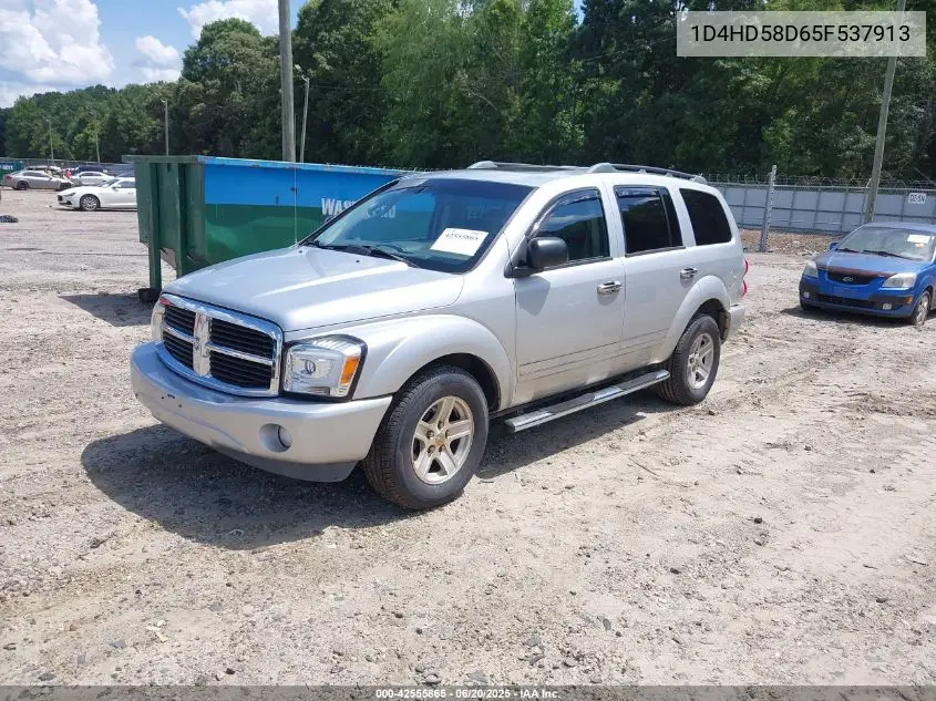 2005 Dodge Durango Limited VIN: 1D4HD58D65F537913 Lot: 42555865