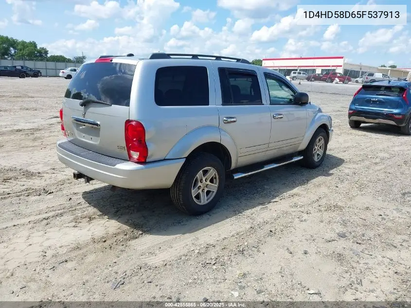 2005 Dodge Durango Limited VIN: 1D4HD58D65F537913 Lot: 42555865