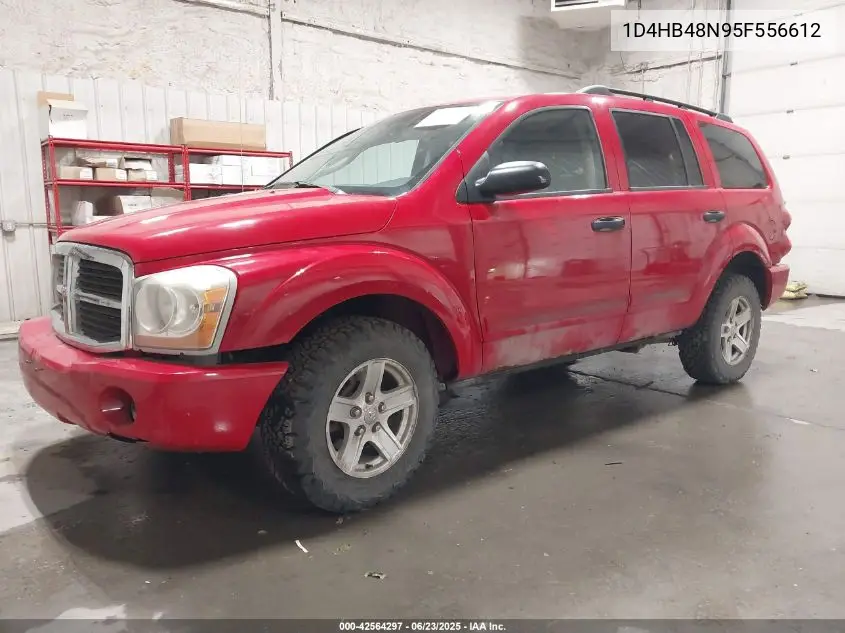 2005 Dodge Durango Slt VIN: 1D4HB48N95F556612 Lot: 42564297