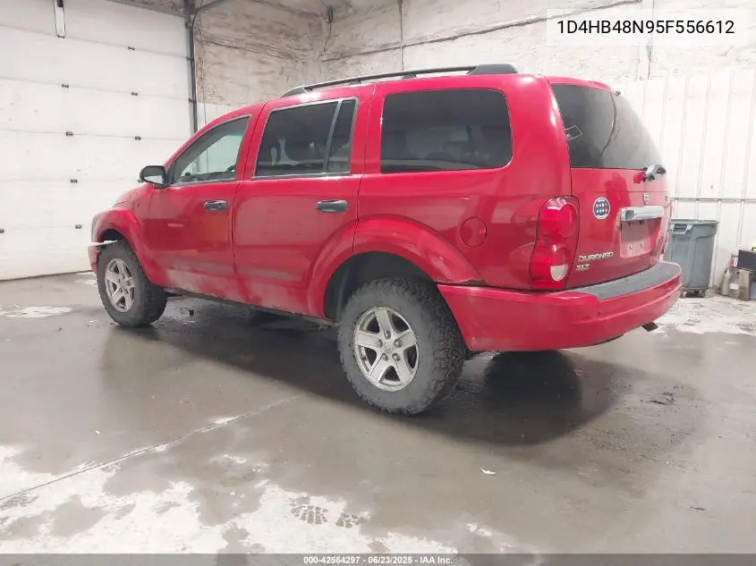 2005 Dodge Durango Slt VIN: 1D4HB48N95F556612 Lot: 42564297