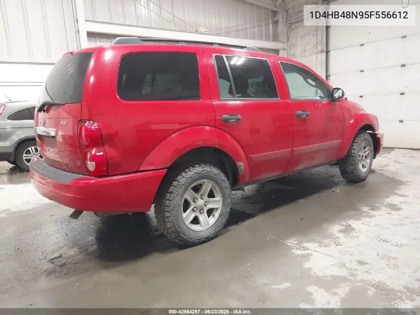 2005 Dodge Durango Slt VIN: 1D4HB48N95F556612 Lot: 42564297