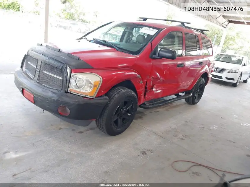 2005 Dodge Durango Slt VIN: 1D8HD48N85F607476 Lot: 42570504