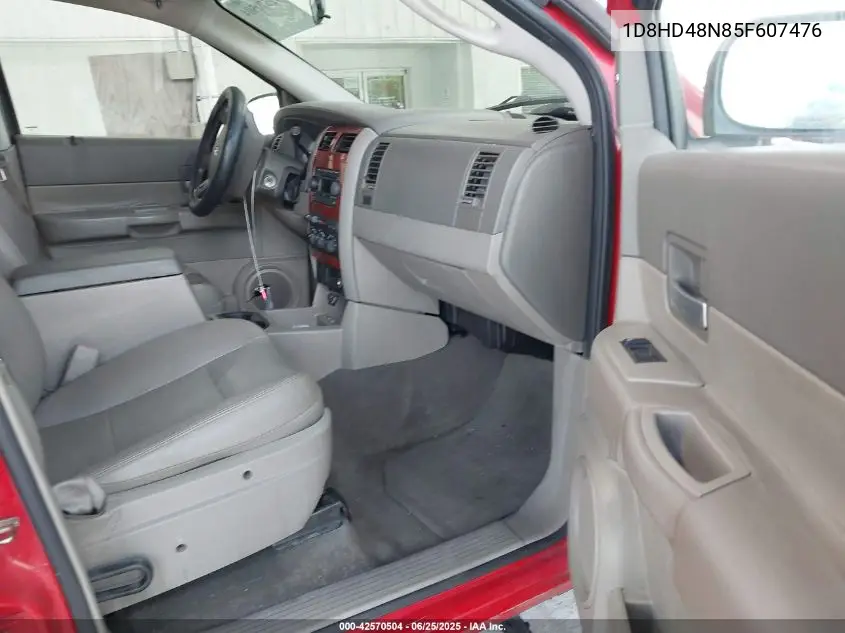2005 Dodge Durango Slt VIN: 1D8HD48N85F607476 Lot: 42570504