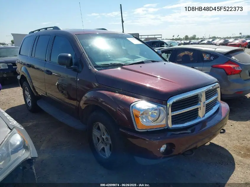 2005 Dodge Durango Slt VIN: 1D8HB48D45F522373 Lot: 42599074