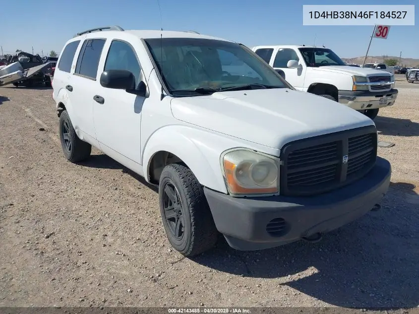 2006 Dodge Durango Sxt VIN: 1D4HB38N46F184527 Lot: 42143485