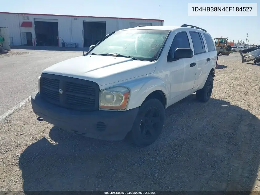 2006 Dodge Durango Sxt VIN: 1D4HB38N46F184527 Lot: 42143485