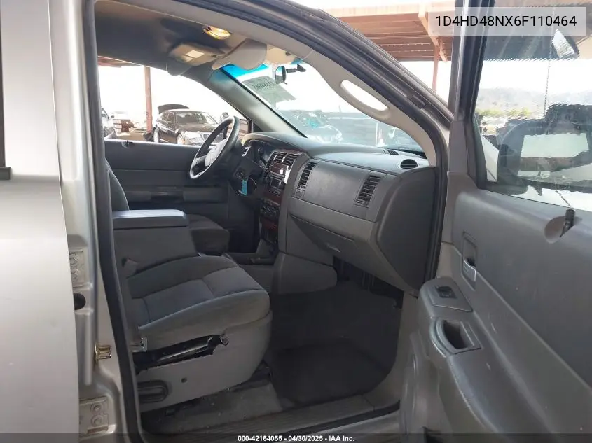 2006 Dodge Durango Slt VIN: 1D4HD48NX6F110464 Lot: 42164055