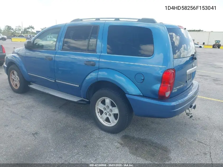 2006 Dodge Durango Limited VIN: 1D4HD58256F153041 Lot: 42168988
