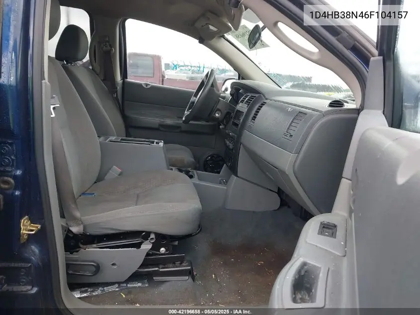 2006 Dodge Durango Sxt VIN: 1D4HB38N46F104157 Lot: 42196658