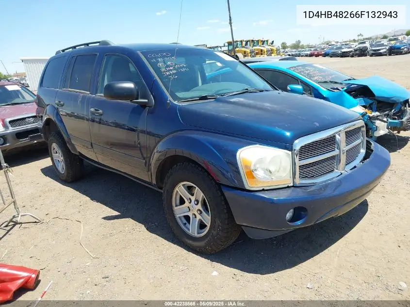 2006 Dodge Durango Slt VIN: 1D4HB48266F132943 Lot: 42238566