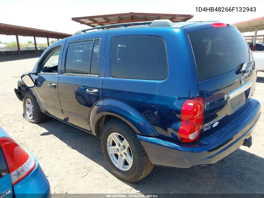 2006 Dodge Durango Slt VIN: 1D4HB48266F132943 Lot: 42238566