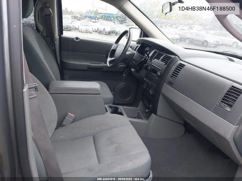 2006 Dodge Durango Sxt VIN: 1D4HB38N46F188500 Lot: 42241616
