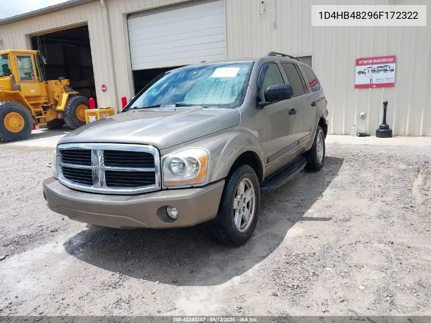 2006 Dodge Durango Slt VIN: 1D4HB48296F172322 Lot: 42245357