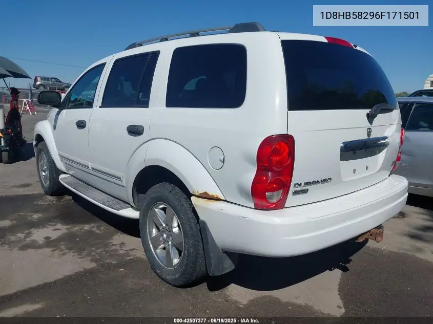 2006 Dodge Durango Limited VIN: 1D8HB58296F171501 Lot: 42507377