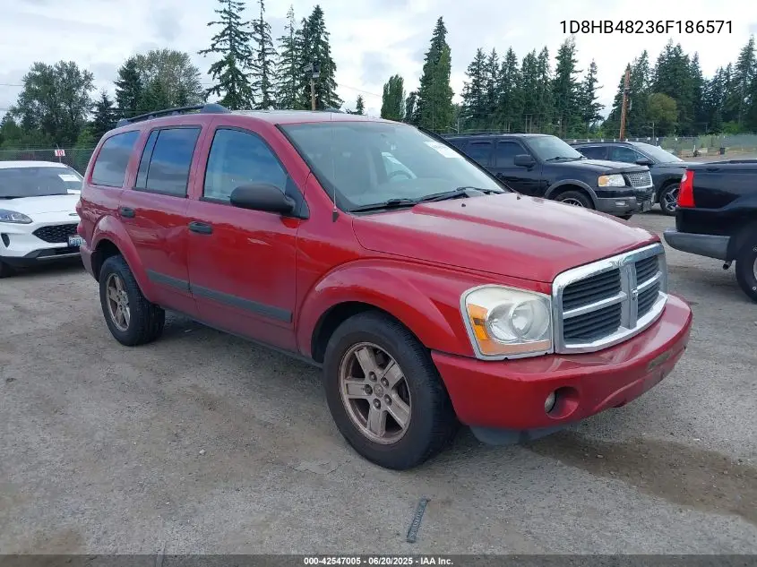 2006 Dodge Durango Slt VIN: 1D8HB48236F186571 Lot: 42547005
