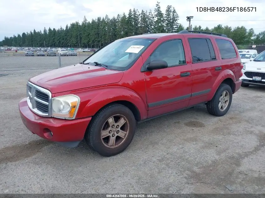 2006 Dodge Durango Slt VIN: 1D8HB48236F186571 Lot: 42547005