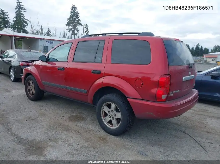 2006 Dodge Durango Slt VIN: 1D8HB48236F186571 Lot: 42547005