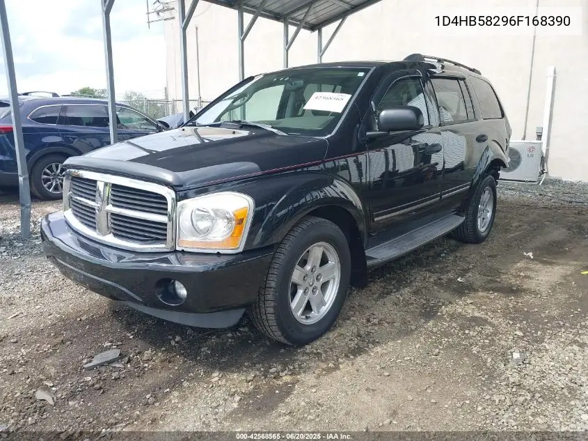 2006 Dodge Durango Limited VIN: 1D4HB58296F168390 Lot: 42568565