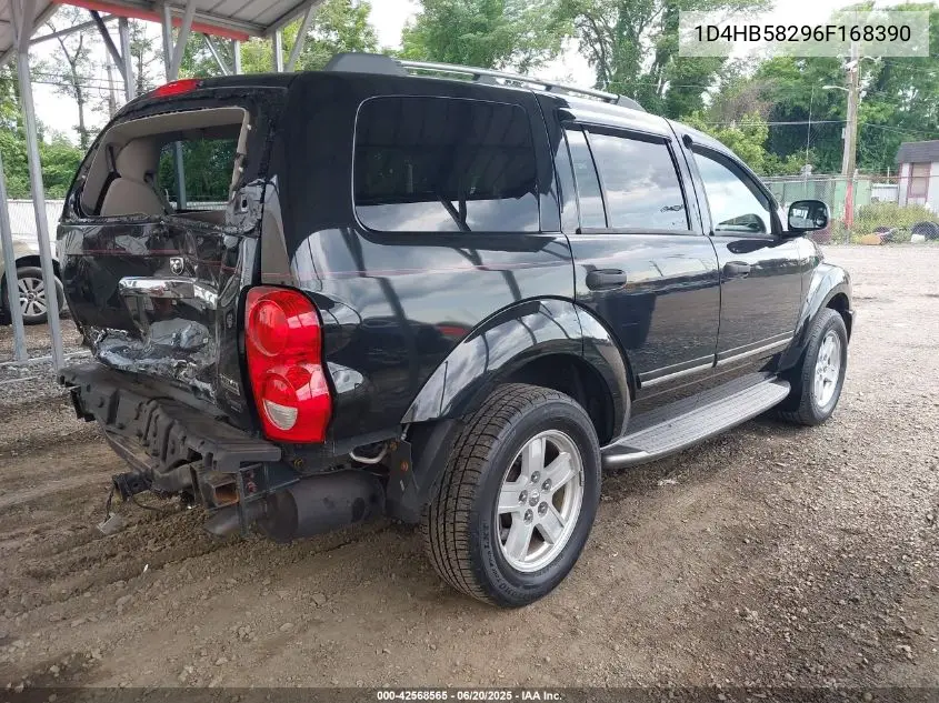 2006 Dodge Durango Limited VIN: 1D4HB58296F168390 Lot: 42568565