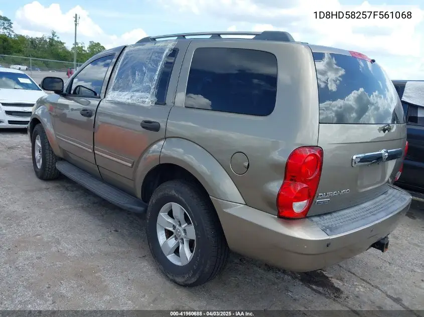 2007 Dodge Durango Limited VIN: 1D8HD58257F561068 Lot: 41960688