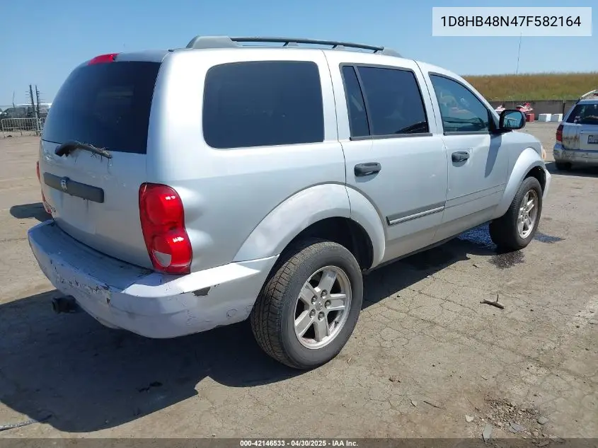 2007 Dodge Durango Slt VIN: 1D8HB48N47F582164 Lot: 42146533