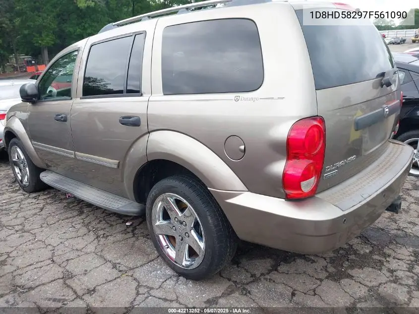 2007 Dodge Durango Limited VIN: 1D8HD58297F561090 Lot: 42213252