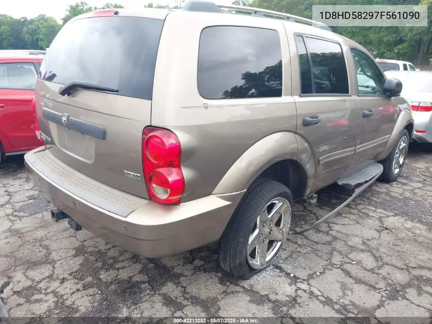 2007 Dodge Durango Limited VIN: 1D8HD58297F561090 Lot: 42213252