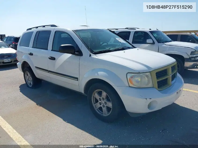 2007 Dodge Durango Slt VIN: 1D8HB48P27F515290 Lot: 42466551