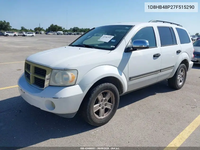 2007 Dodge Durango Slt VIN: 1D8HB48P27F515290 Lot: 42466551