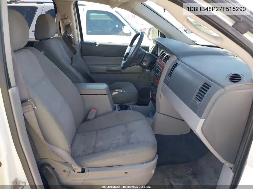 2007 Dodge Durango Slt VIN: 1D8HB48P27F515290 Lot: 42466551