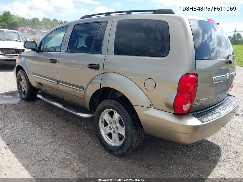 2007 Dodge Durango Slt VIN: 1D8HB48P57F511069 Lot: 42509257