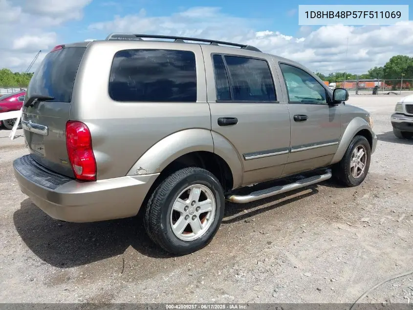 2007 Dodge Durango Slt VIN: 1D8HB48P57F511069 Lot: 42509257