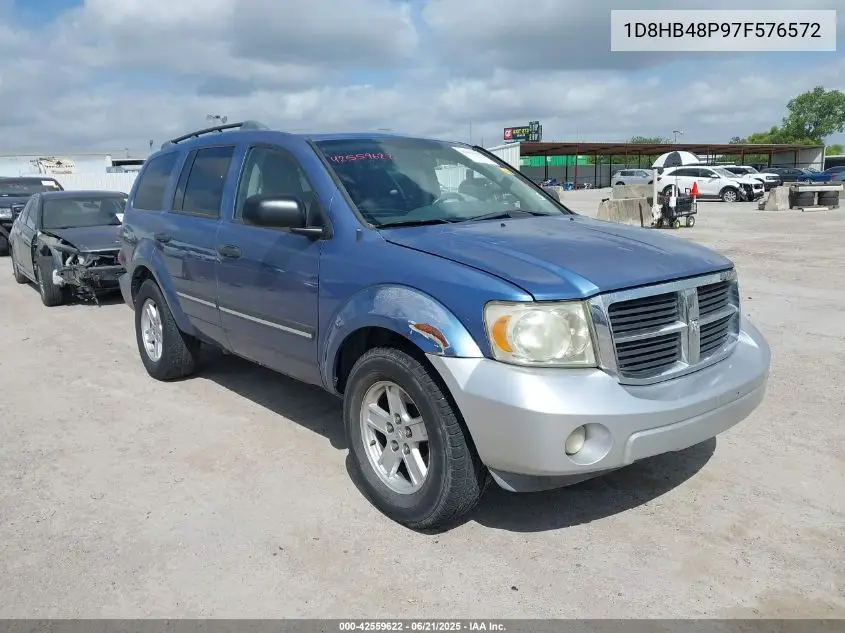 2007 Dodge Durango Slt VIN: 1D8HB48P97F576572 Lot: 42559622