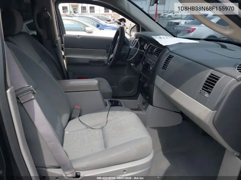 2008 Dodge Durango Sxt VIN: 1D8HB38N68F155970 Lot: 42210774