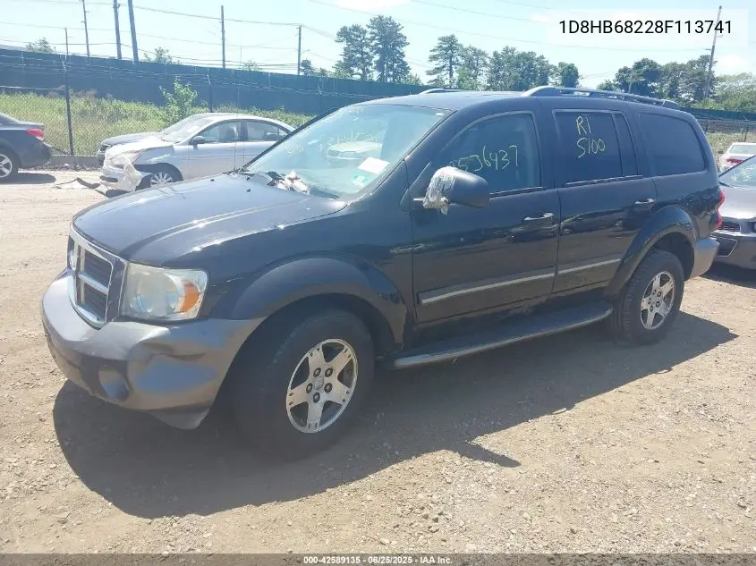 2008 Dodge Durango Adventurer VIN: 1D8HB68228F113741 Lot: 42589135
