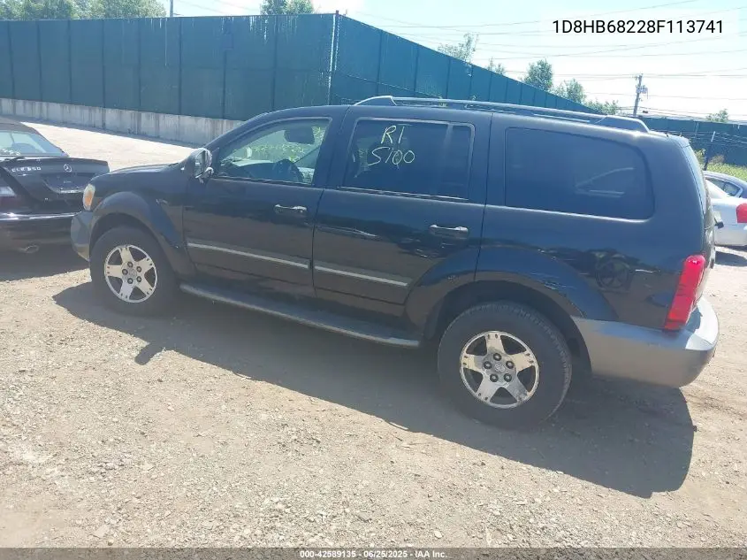 2008 Dodge Durango Adventurer VIN: 1D8HB68228F113741 Lot: 42589135