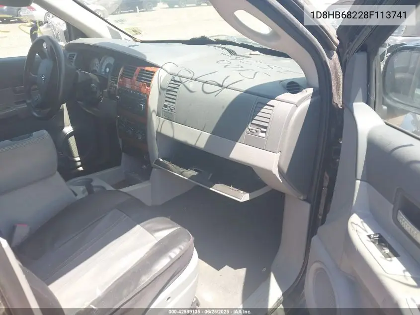 2008 Dodge Durango Adventurer VIN: 1D8HB68228F113741 Lot: 42589135