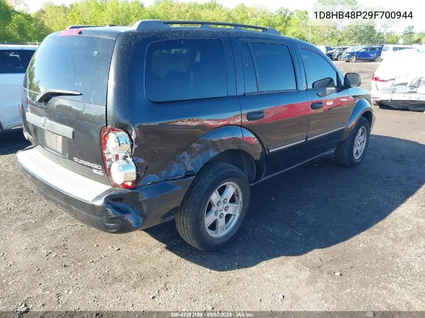 2009 Dodge Durango Slt VIN: 1D8HB48P29F700944 Lot: 42193169