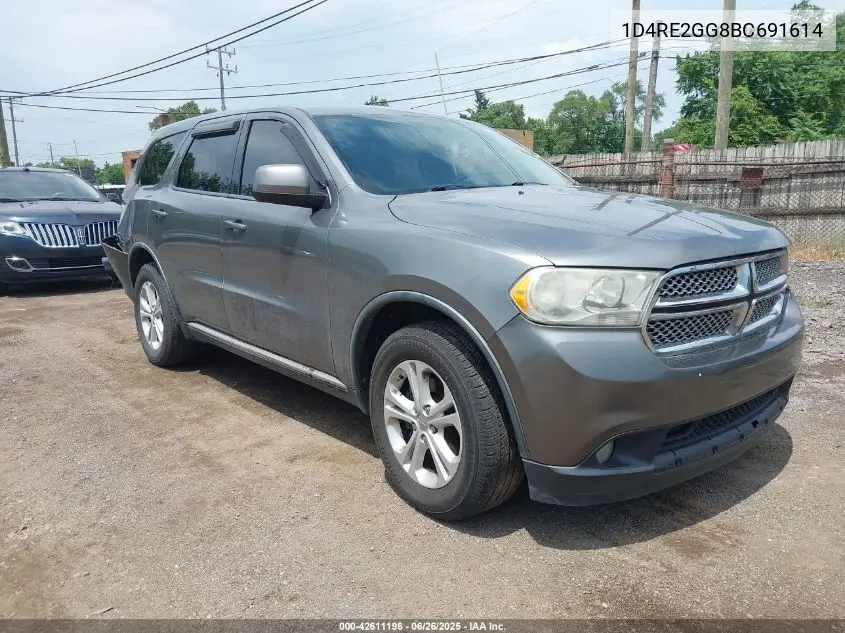 2011 Dodge Durango Express VIN: 1D4RE2GG8BC691614 Lot: 42611196