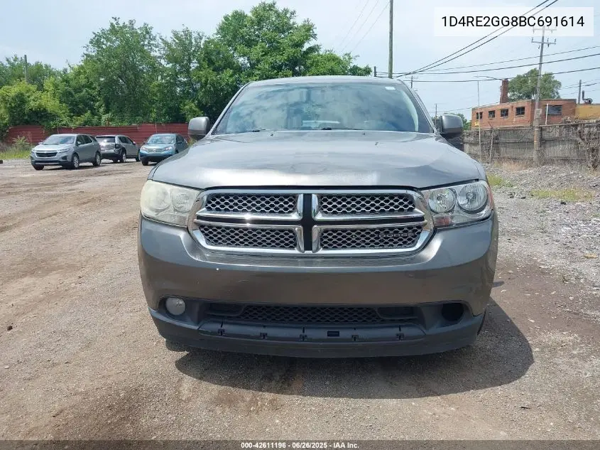 2011 Dodge Durango Express VIN: 1D4RE2GG8BC691614 Lot: 42611196