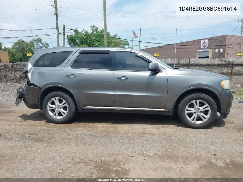 2011 Dodge Durango Express VIN: 1D4RE2GG8BC691614 Lot: 42611196