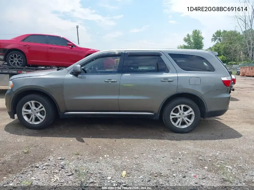 2011 Dodge Durango Express VIN: 1D4RE2GG8BC691614 Lot: 42611196