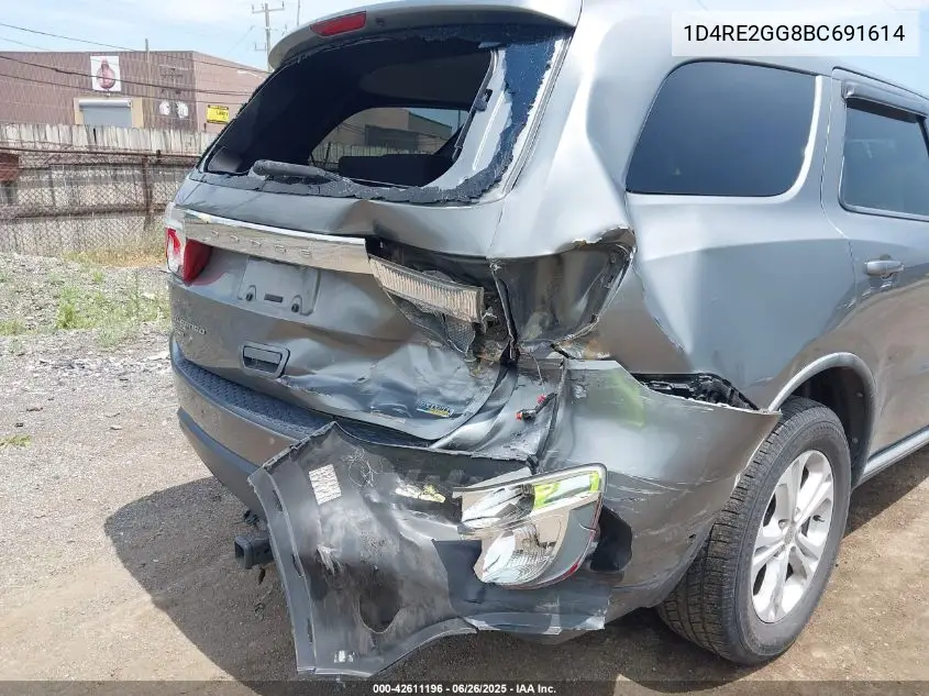 2011 Dodge Durango Express VIN: 1D4RE2GG8BC691614 Lot: 42611196