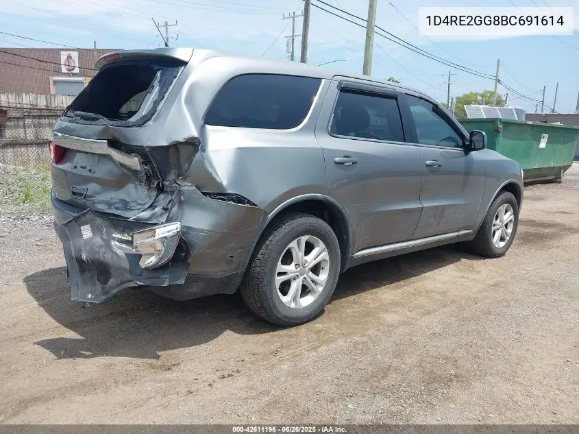 2011 Dodge Durango Express VIN: 1D4RE2GG8BC691614 Lot: 42611196