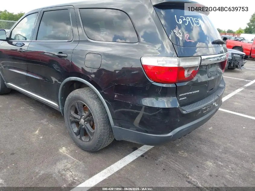 2011 Dodge Durango Express VIN: 1D4RE2GG4BC639753 Lot: 42611894