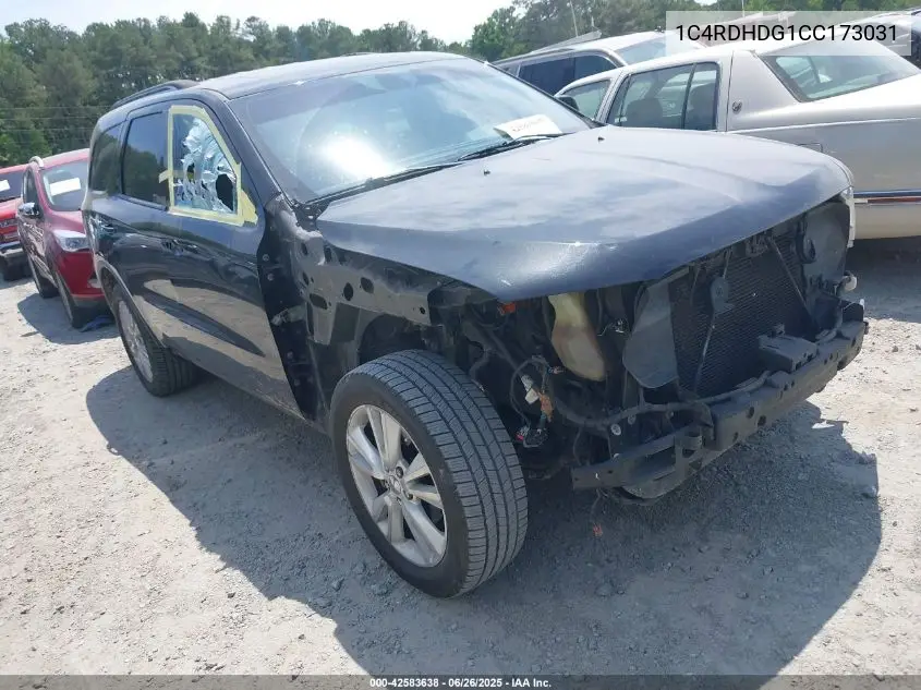 2012 Dodge Durango Crew VIN: 1C4RDHDG1CC173031 Lot: 42583638