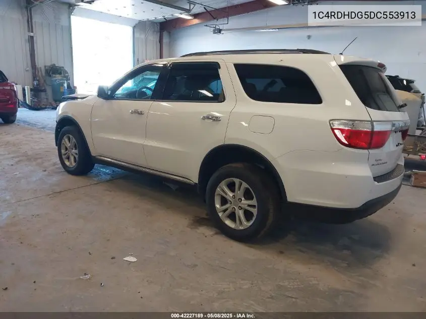 2013 Dodge Durango Crew VIN: 1C4RDHDG5DC553913 Lot: 42227189