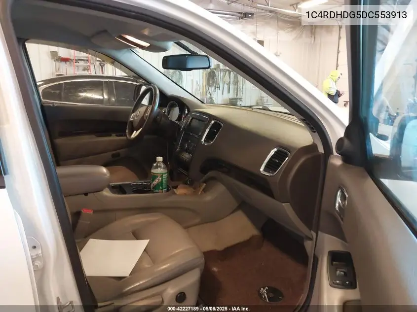 2013 Dodge Durango Crew VIN: 1C4RDHDG5DC553913 Lot: 42227189